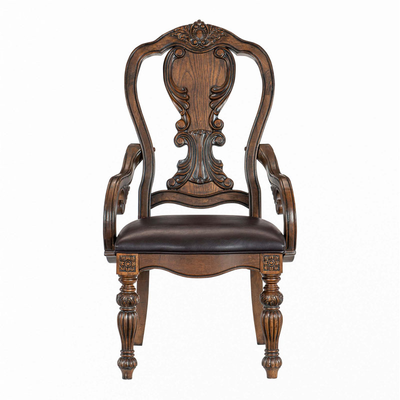 Ensemble de fauteuils de salle à manger traditionnels 2 pièces