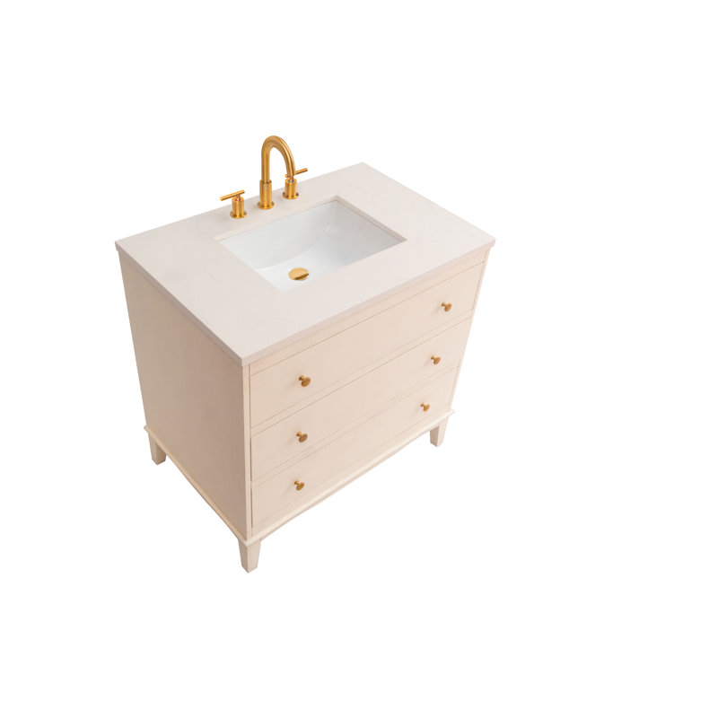 36.22'' Quartz Bathroom Vanity Top