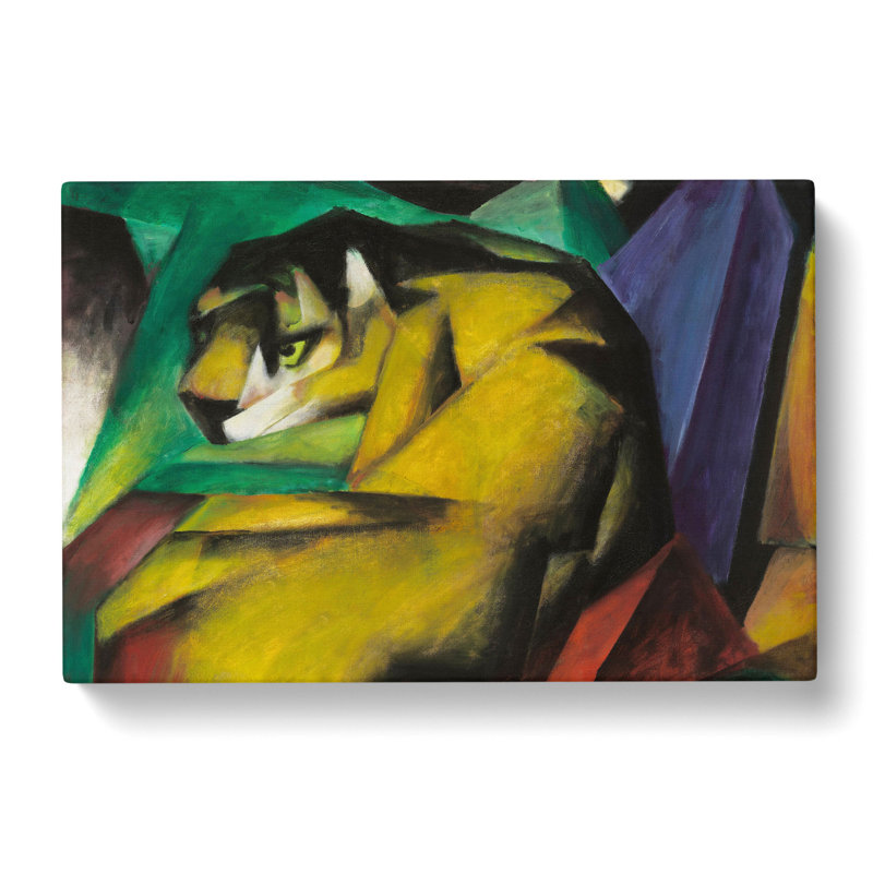 The Tiger by Franz Marc - Wrapped Canvas, 40cm H x 60cm W x 3cm D