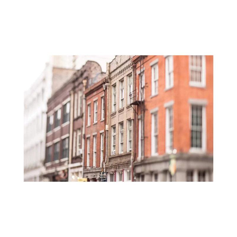 French Quarter Colors 1 Piece Wrapped Canvas Wall Art, 30.48 cm H x 45.72 cm W