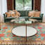 Tapis turquoise lavable Mehakh