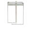 Mott Glass Top Frame End Table