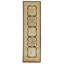 Wool Oriental Area Rug in Beige