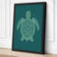 Drifting Turtle Japandi - Wrapped Canvas-168293122-168293181