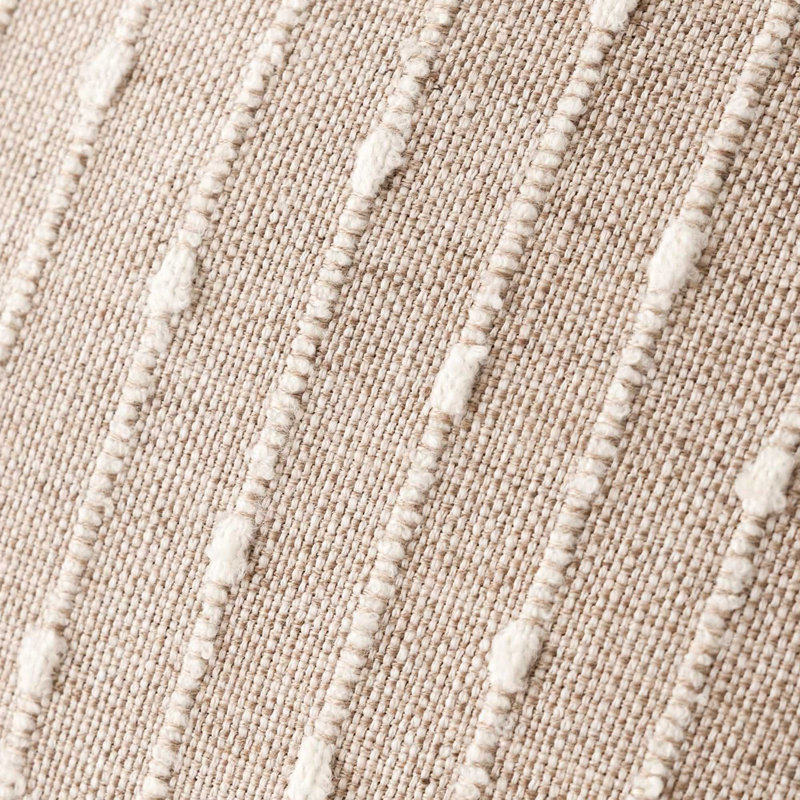 Ensemble de housse de coussin décoratif Jacquard Bouclé, housses de coussin décoratives texturées à rayures pour canapé, lit et salon (ensemble de 2)