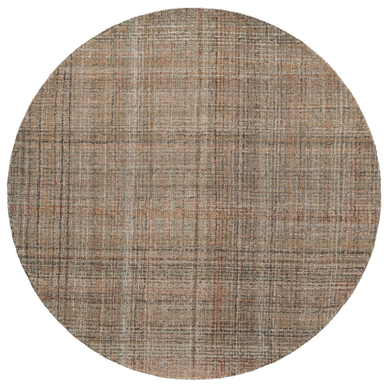 Zent Hand Tufted Performance Rug, Round 6'