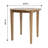 Ensemble de 3 tables de bar en teck avec table ronde de 40 po Monterey-94427849