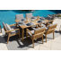 Subramanya Teak 12 - Person Patio Conversation Set with Cushions