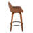 Cassiopeia Fixed-Height Bar & Counter Stool with Bent Wood Legs-94885246-94885245-94885247