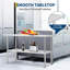 Table robuste en acier inoxydable, table de préparation de cuisine certifiée NSF avec tablette réglable, capacité de 430 + 260 lb, résistante à la rouille et facile à nettoyer pour un usage commercial et domestique-113880939