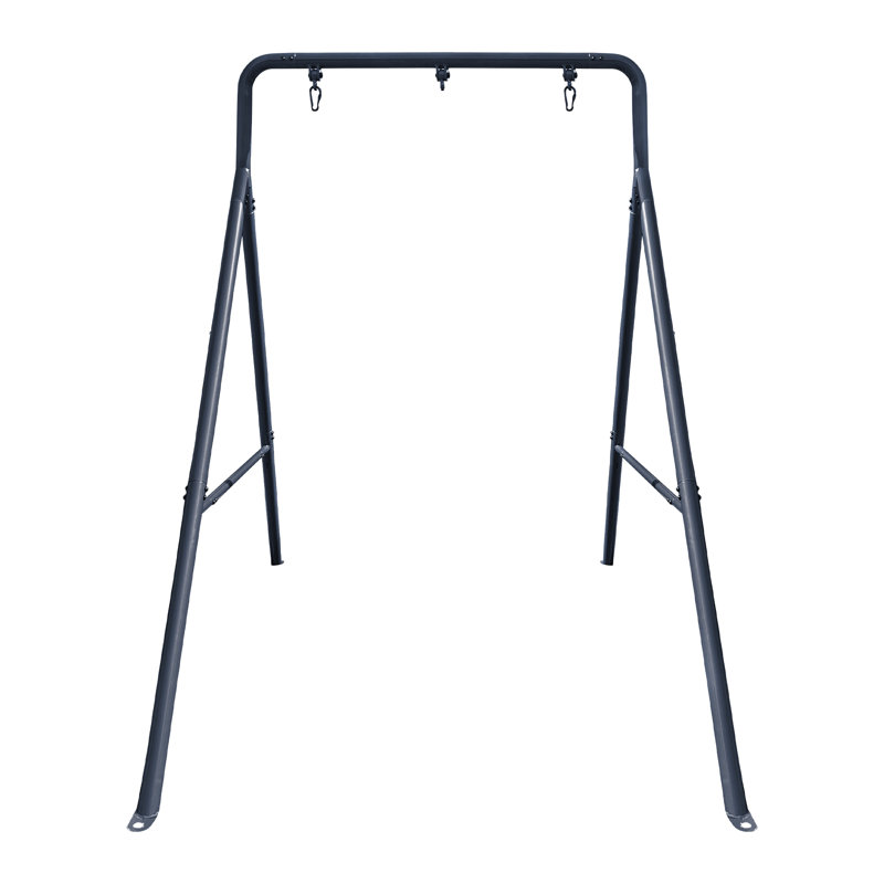 gobaplay Outdoor Single Swing Set with Support Bars for Tree Swing, Frame Only