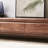 Black walnut storage TV cabinet