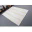 Tapis turc beige à motif de vagues et de tons neutres pour un décor minimaliste moderne et élégant