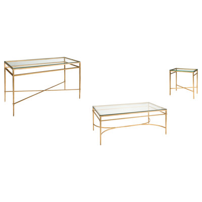Ensemble de tables basses 2 pièces Sharna