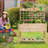 Wood Elevated Planter with Trellis