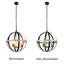Luminaire suspendu cage 3 lumières Shamaiah