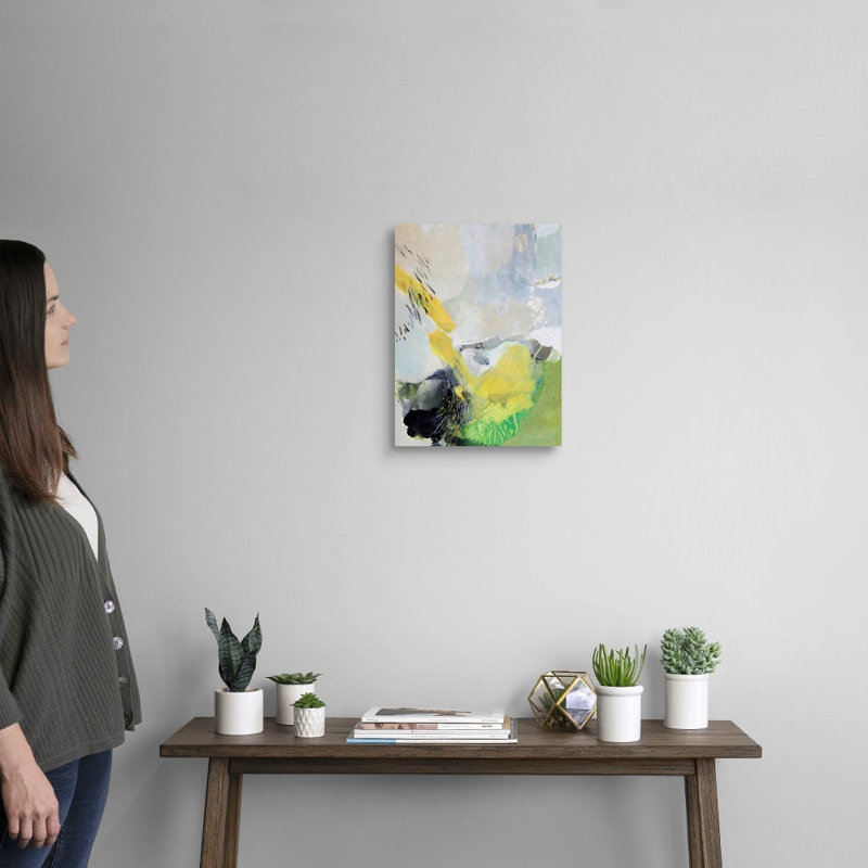 Reproduction d’art sur toile, "plus profonde que la pensée" par Lina Alattar, Toile tendue, H 16 po x l 12 po x P 1,25 po