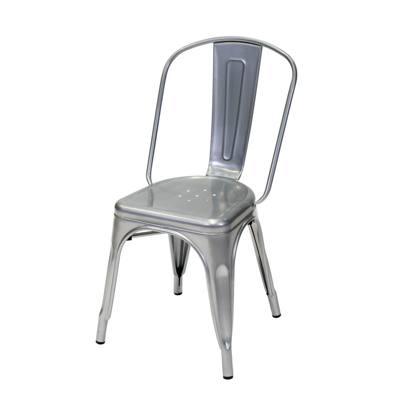 Chaise empilable Engrom, Gris bronze