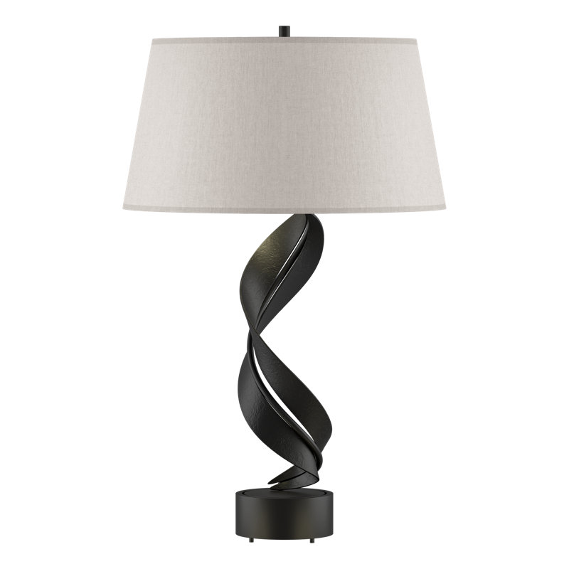 Folio 25.1" Table Lamp, Flax, Bronze