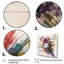 «Claverton», bouquet de fleurs mauves et blanches - Reproduction sur toile-88530740-88530739