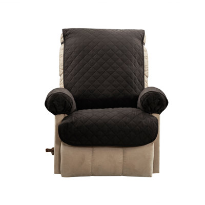 Quilted Reversible Box Cushion Recliner Slipcover