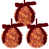 Orange/Burgundy