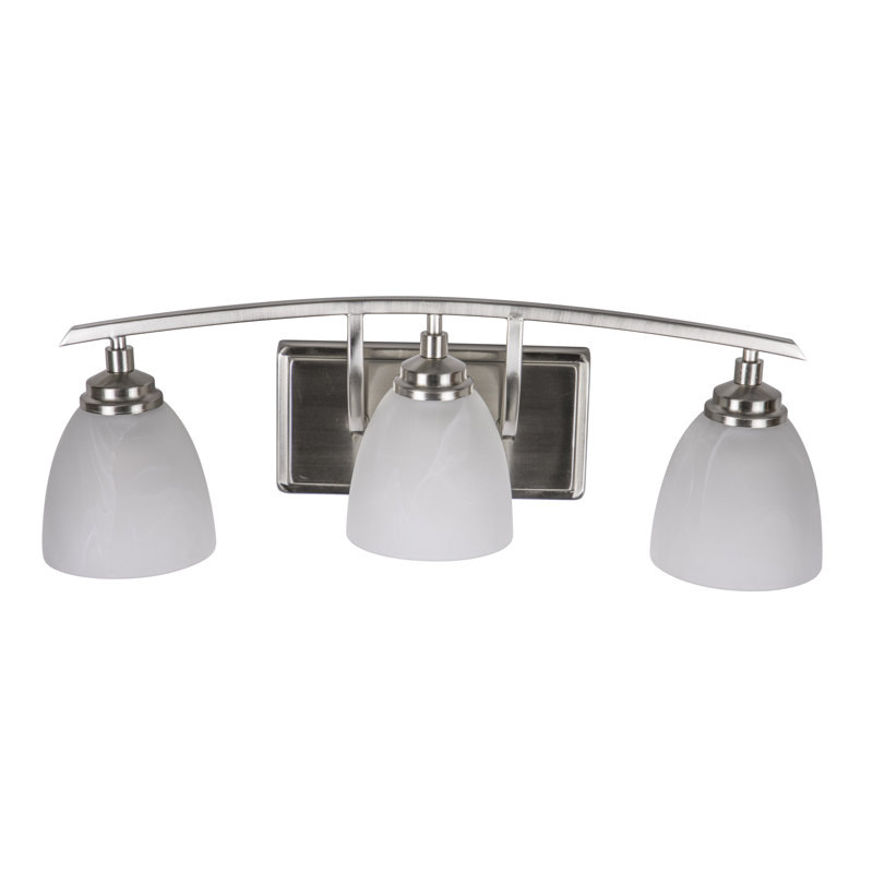 Nasim 3 - Light Dimmable Vanity Light, Satin Platinum