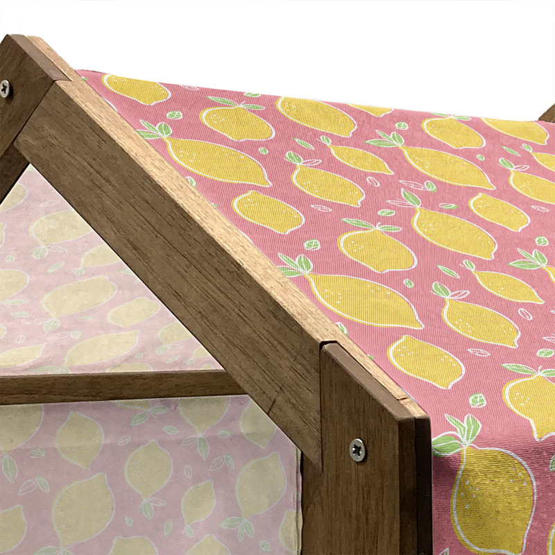 Niche pour chien en bois, H 32,28 po x l 39,37 po x P 28,35 po