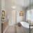 1-Light Opal White Glossy Glass Schoolhouse Pendant