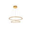 2 - Light Gold LED Crystal Pendant
