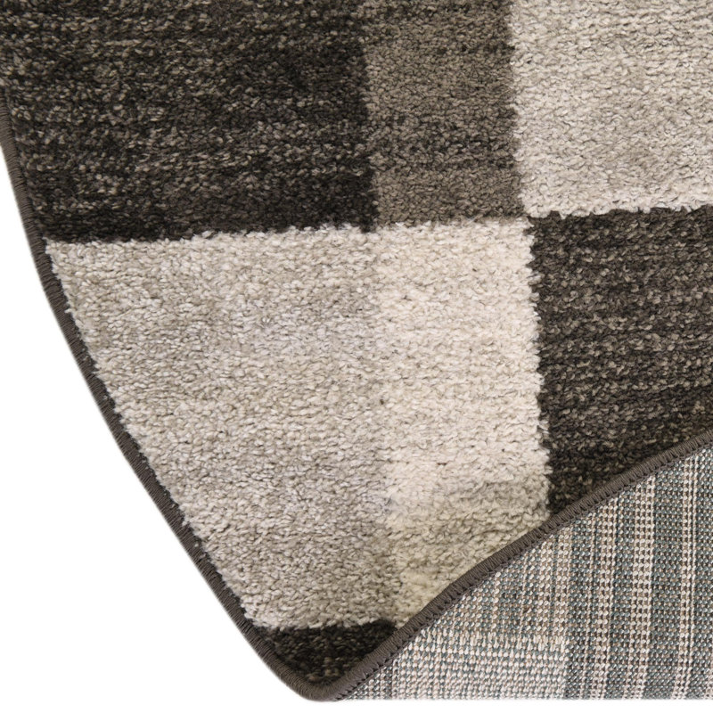 Harender Geometric Indoor Rug, Round 3'3"