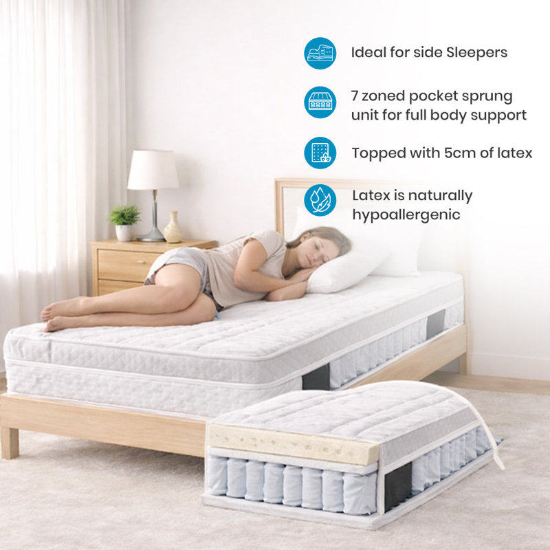 Mattress The Sleep Shop Latex Mattress, Single EU Size