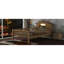 Lit plateforme simple en bois avec tête de lit style maison, conduit et rangement - Chambre rustique scintillante-1898295790