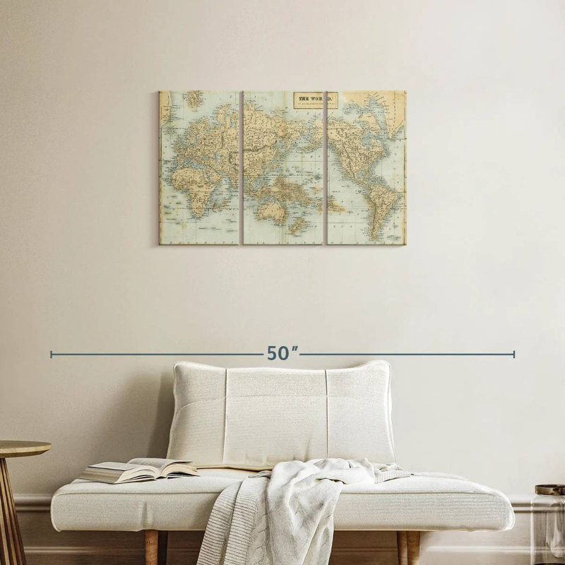 Aliaz, la carte du monde neutre, H 20 po x l 33 po