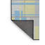 Tapis géométrique jaune / bleu-1614285466