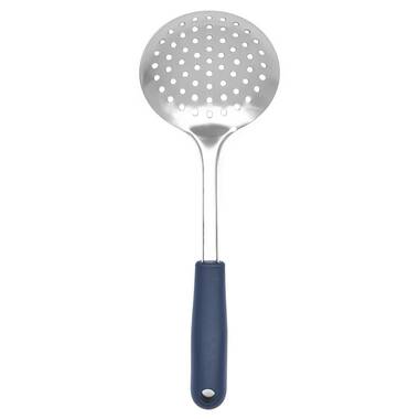 Michael Graves Design Comfortable Grip Non-Skid Pyramid Shaped Stainless  Steel Box Cheese Grater with Handle, Indigo, FOOD PREP