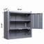 Armoire de garage en métal avec porte, armoire de rangement murale, armoire à outils flottante pour sous-sols, cuisines et entrepôts