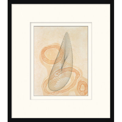 Monoprint 5 - Peinture encadrée sur papier