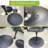 Dining Table, Round Table In Modern Style, Table For Kitchen Living Room Coffee Table For Bar, End Table In Black / White-369511732-378913928