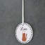 Carley Santapaws Love Is a Cat Circle Shaped Ceramic Ornament