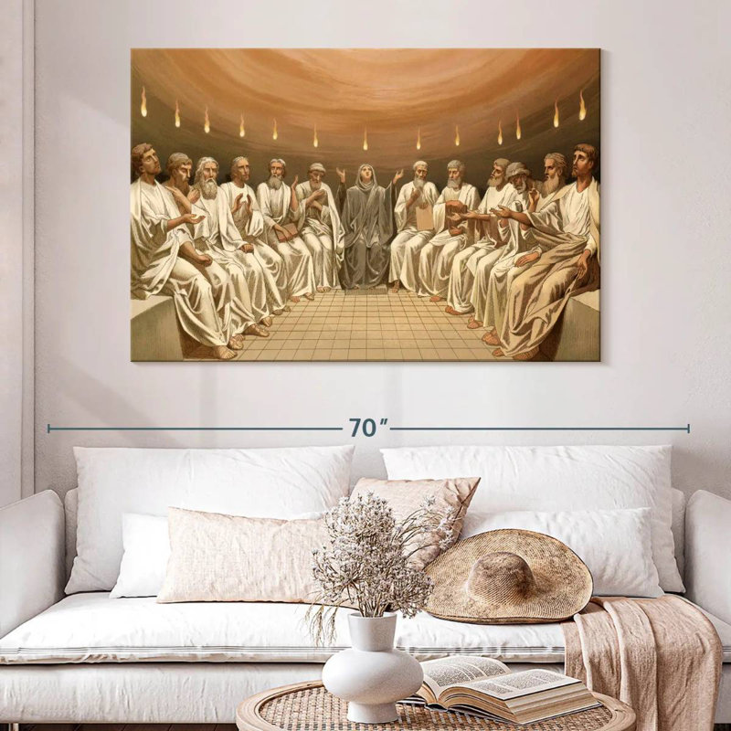 Adella 12 Disciples, H 34 po x l 51 po