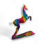 Sculpture de cheval abstraite