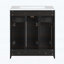 Meuble-lavabo de 30 pouces avec lavabo sous-comptoir-867169353
