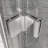 Goodyo Pivot Shower Doors, 32" W X 72" H Frameless Bifold Swing Shower Door,1/4" (6Mm) Clear Tempered Glass, Chrome Finish Hardware, Reversible Installation