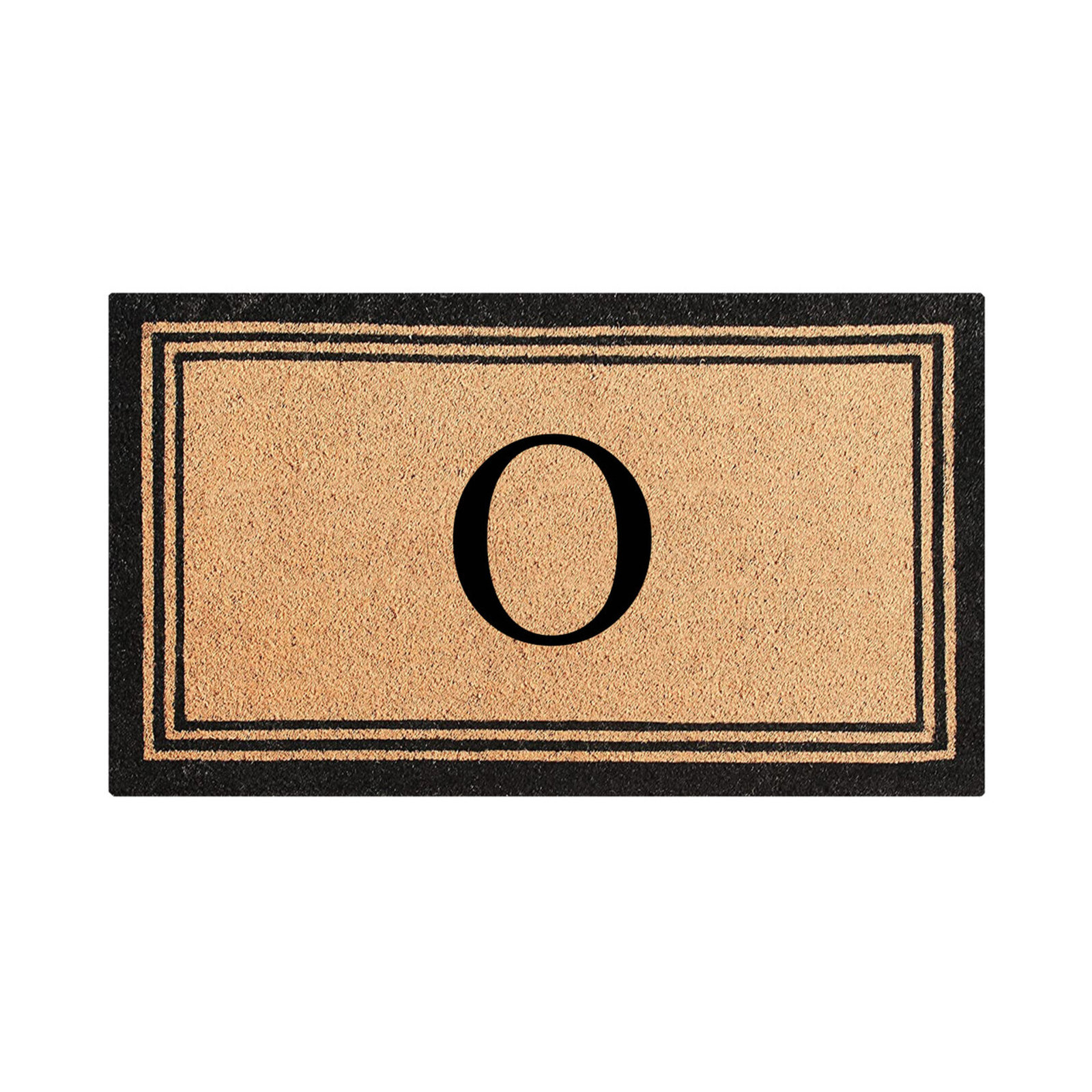 DeHond Pure Natural Coir Non-Slip Outdoor Door Mat, 18" X 30", O