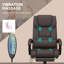Fauteuil de bureau à haut dossier avec 6 points de vibration Vinsetto-14872724-14872726