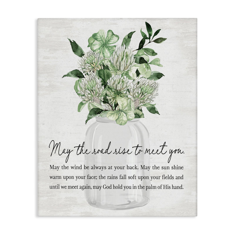 Uplifting Spring Blessing Canvas, design by Lettered and Lined, 20" H x 16" W