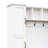 ON-TREND Farmhouse Elegant Hall Tree With 4 Side Cabinets-1420025810