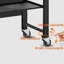 Chariot de barbecue pliable pour l'extérieur, table de barbecue multifonctionnelle et portable pour jardin, terrasse et camping