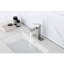 Robinet de lavabo de salle de bain avec contrôle à poignée simple et trop-plein de drain, fabrication en acier inoxydable, aspect nickel brossé, aérateurs pour une sortie à bulles lisse, antirouille, ensemble facile à installer